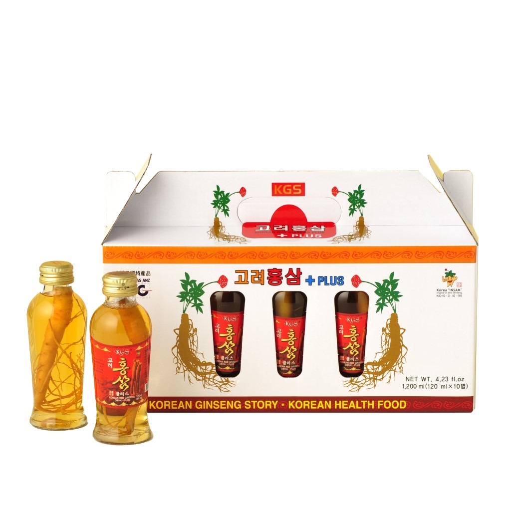 Nước Hồng Sâm Có Củ KGS Hàn Quốc 1200ml