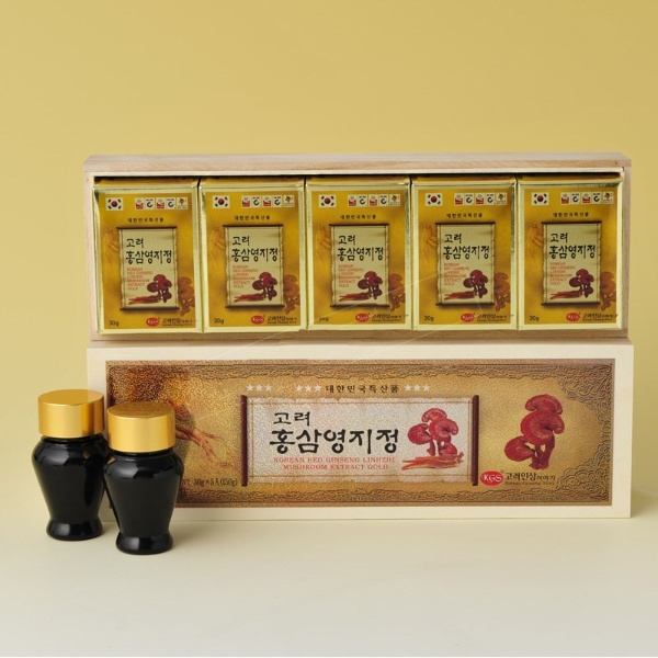 Cao Hồng Sâm Linh Chi Hộp Gỗ KGS Hàn Quốc 150g