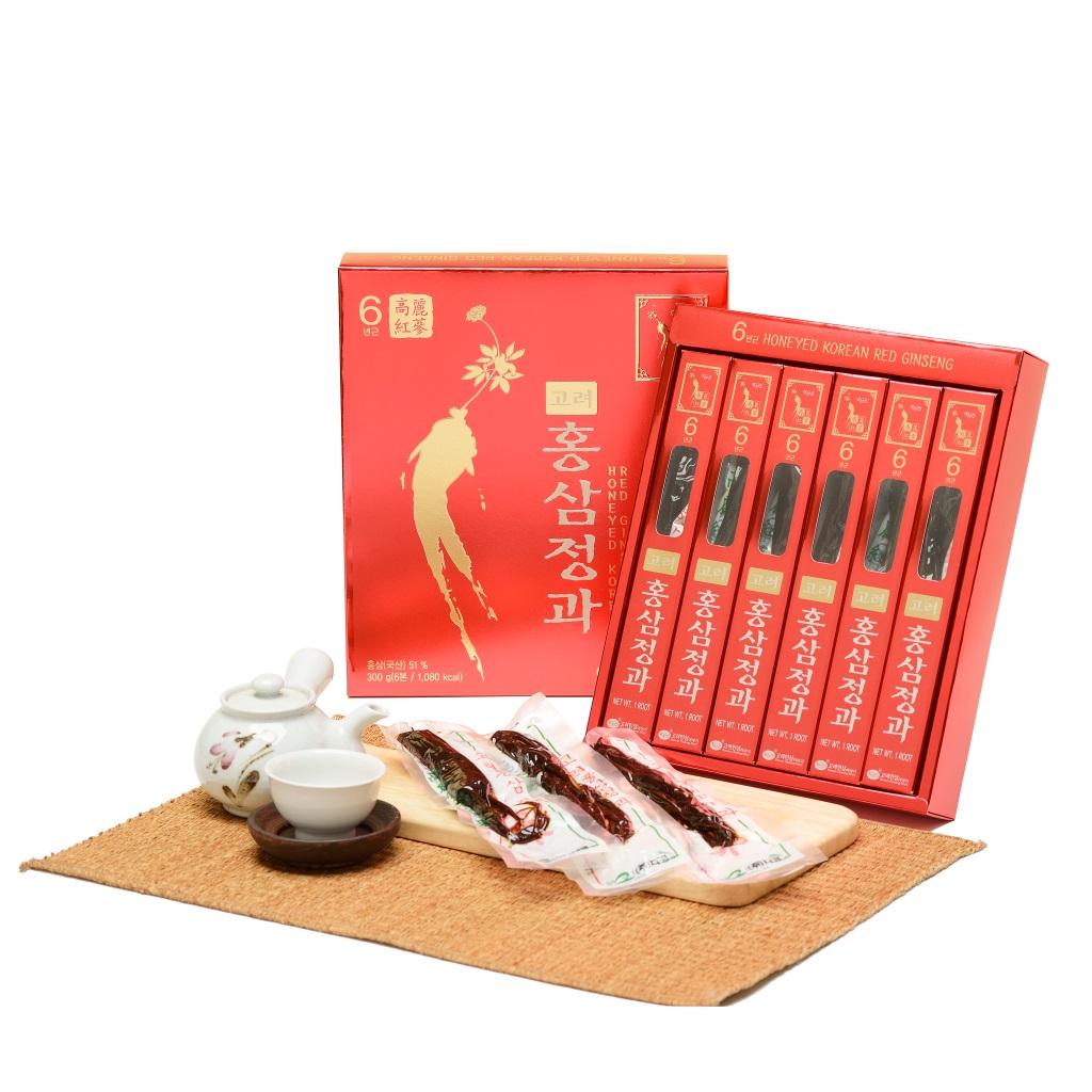 Hồng Sâm Củ Tẩm Mật Ong KGS Hàn Quốc 50g x 6