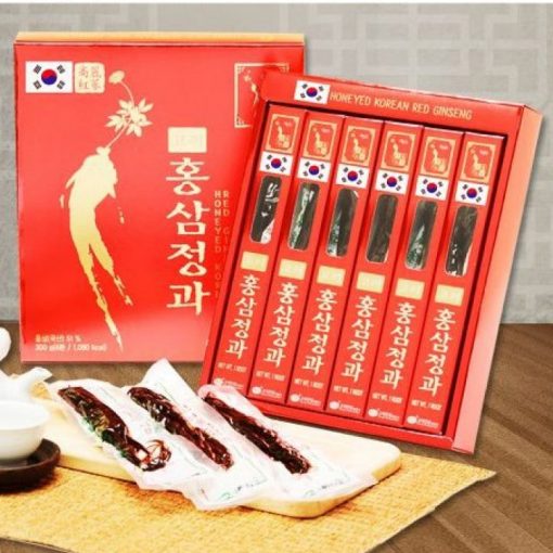 Hồng Sâm Củ Tẩm Mật Ong KGS Hàn Quốc 50g x 6