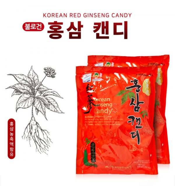 Kẹo hồng sâm 250g