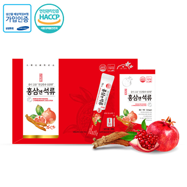 Hồng sâm Lựu Collagen (Stick 10ml x 30 gói)