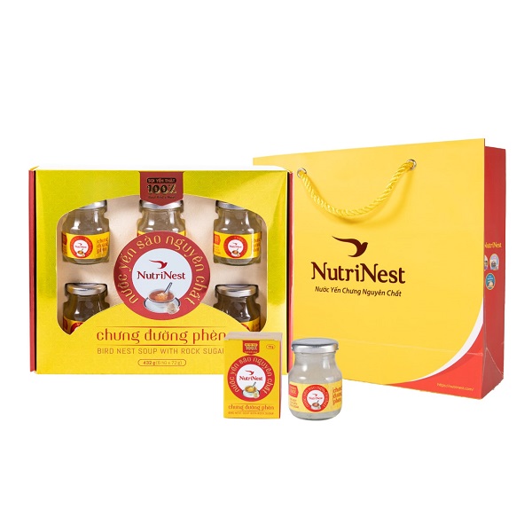 Yến Nutrinest set 6 lọ 100% yến